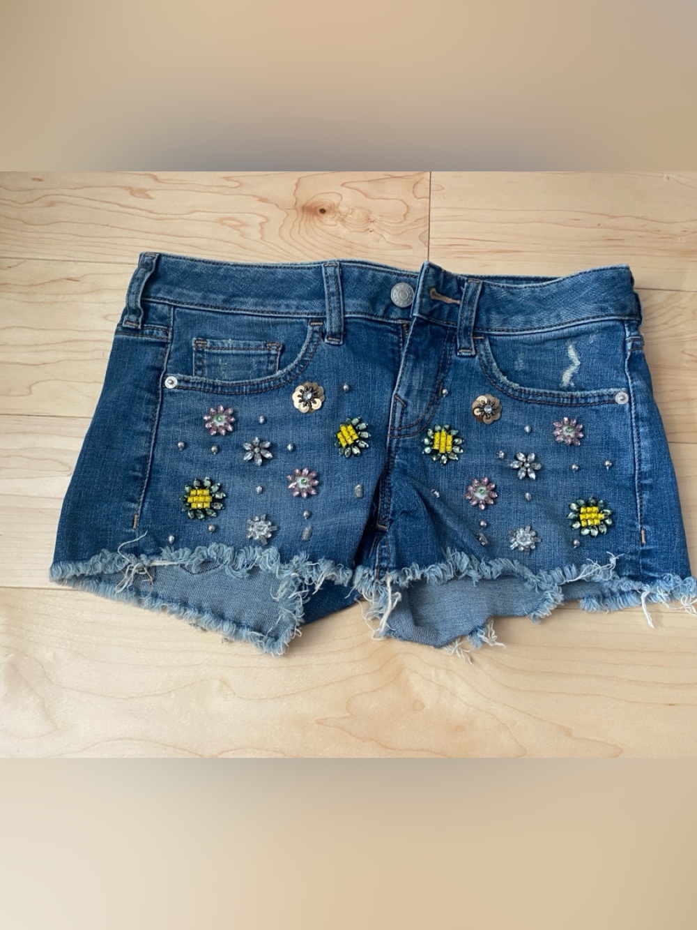 Vintage Low rise Express Denim shorts